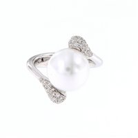 Anillo Utopia Mujer SIMPLY in Oro blanco Perla 10.10 Ct QAA153 - QAA153